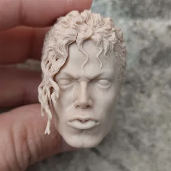 1/6 Комплект для сборки модели из литой смолы с изображением головы Майкла Джексона (55 мм), неокрашенный, Бесплатная доставка