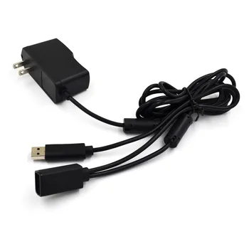 100 шт. Черный Адаптер питания переменного тока напряжением 100 В-240 В, USB-зарядное устройство для Microsoft Xbox 360 Kinect Sensor
