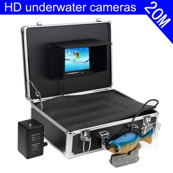 20 м 7-дюймовая система видеокамер для подводной рыбалки с 600 ТВЛ, эхолотом