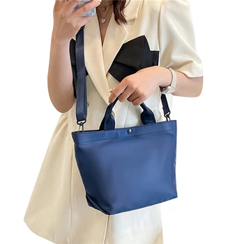 2023 Новые сумки Большой емкости, женская сумка через плечо из нейлоновой ткани, корейские простые высококачественные сумки через плечо из искусственной кожи, женские кошельки
