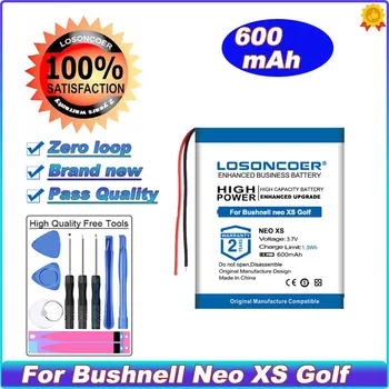 600 мАч для часов Bushnell Neo XS Golf аккумулятор