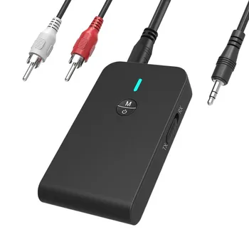 Bluetooth 5.2 Приемник aptX HD Передатчик RCA 3,5 мм Разъем Aux Bluetooth Автомобильный адаптер aptX Bluetooth аудиоприемник для динамика телевизора