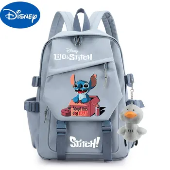 Disney Stitch/ Новый модный Подростковый рюкзак для мужчин и женщин, Детский школьный ранец, дорожная сумка, школьный рюкзак для студентов колледжа