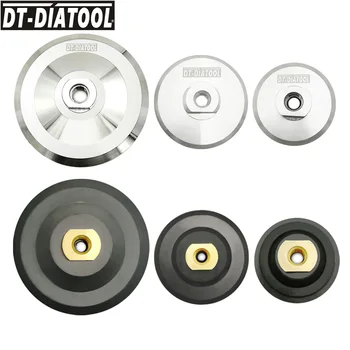 DT-DIATOOL 1 шт. Задняя накладка с Алюминиевым основанием для Алмазных полировальных подушечек с резьбой M14 или 5/8 3 