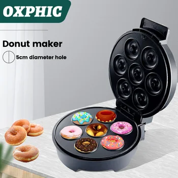 OXPHIC 110/220 В, Устройство для приготовления пончиков, Машина для приготовления завтрака, машина для приготовления сэндвич-вафель, машина для приготовления пончиков, 7 отверстий с контролем температуры
