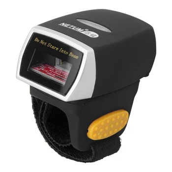 R2L 1D 2D QR Сканер штрих-кода Портативное Кольцо, Носимый Беспроводной Сканер для считывания мини-штрих-кода на палец