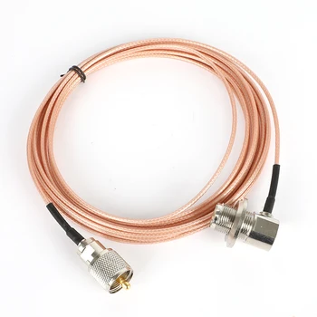 SC-316 5-метровый Удлинительный кабель PL-259 SO-239 Для автомобильного радиоприемника TM-261 Для Kenwood Для Антенны портативной рации Yaesu FT-1802 FT-1807