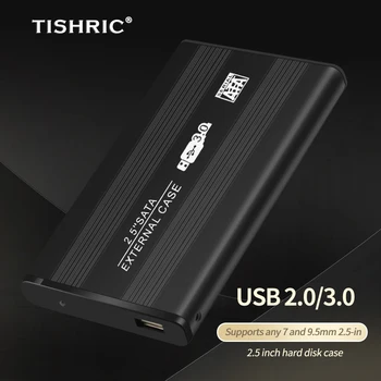 TISHRIC 2,5 Дюймов USB3.0 Внешний корпус жесткого диска Коробка Для жесткого диска Чехол Для жесткого диска Sata К Usb Корпус жесткого диска Чехол Для жесткого диска