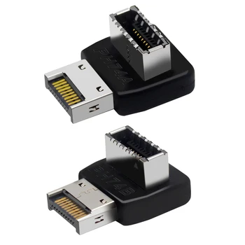 USB 3.1 Type E 90-градусный преобразователь Передний разъем USB C для материнской платы компьютера