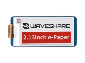 Waveshare 2,13-дюймовый дисплей с электронными чернилами, красная/черная/белая электронная бумага для Raspberry Pi Zero/Zero W/Zero WH/2B/3B/3B + SPI интерфейс