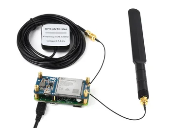 Waveshare SIM7600G-H 4G HAT (B) для Raspberry Pi, поддержка 4G / 3G / 2G LTE Cat-4, позиционирование GNSS, глобальный диапазон