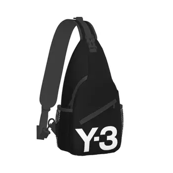 Y3 Yohji Yamamoto Y-3 Маленькая Сумка-слинг, Нагрудный Рюкзак через плечо, Походные Рюкзаки, сумка с принтом