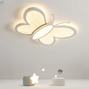 бабочка 50 см Новый Подвесной светильник для гостиной, столовой, светильник для внутреннего освещения, светильник для домашнего декора, потолочный светильник