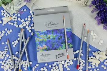 бесплатная доставка Marco Fine Art 36 цветов, карандаши для рисования, нетоксичные для написания эскизов, набор цветных карандашей