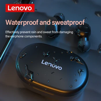 Беспроводная гарнитура Lenovo XT91 Bluetooth LPX6, Водонепроницаемые наушники для прослушивания музыки, Портативные стереонаушники 5.2 Super Battery