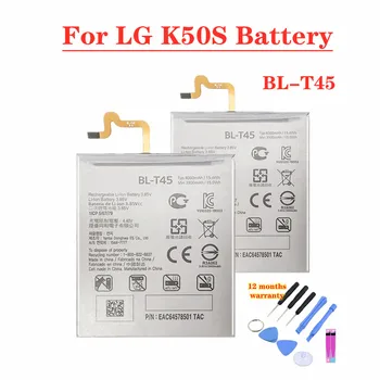 В наличии 4000 мАч BLT45 BL-T45 Аккумулятор Для LG K50S 2019 LMX540HM X540 X540EMW BL T45 Высококачественный Аккумулятор Для телефона Bateria + Инструменты