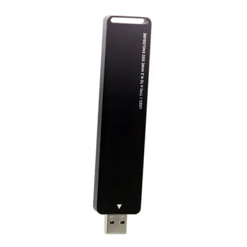 Внешний адаптер PCBA для подключения SSD-накопителя Chenyang USB 3.0 к NVME M-key M.2 NGFF Conveter с корпусом для флэш-диска Черного цвета