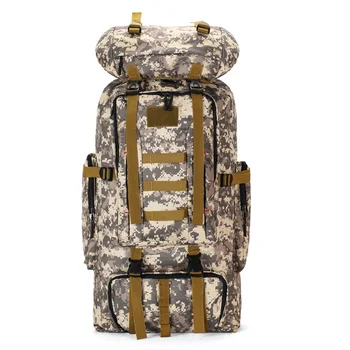 Водонепроницаемый рюкзак для отдыха большой емкости 85 л, камуфляжная спортивная походная сумка, походная сумка