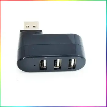 Высокоскоростной 3-портовый USB 2.0 концентратор разветвитель адаптер удлинитель для ПК ноутбука