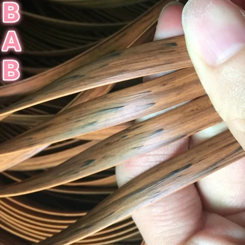 Деревянный цвет зерна/коричневый градиент печати плоский синтетический ротанг PE сотка материал пластиковый ротанг для вязания и ремонта стула ect