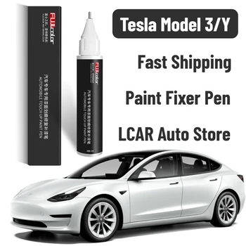 Для Tesla Paint Touch Up Ручка Для Удаления Царапин На Колесе Ремонтная Модель 3 Y X S Автомобильная Ручка для Фиксации краски Белый Черный Серебристый Красный Синий