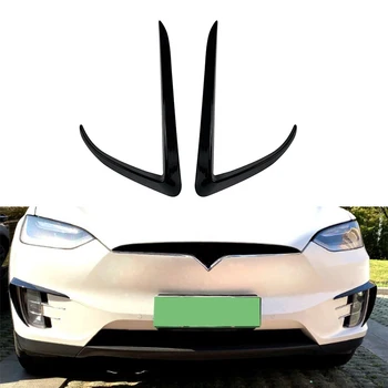 Для модели Tesla X 2015-2020;передняя планка; ветрозащитный нож; рамка противотуманных фар; передний ветрозащитный нож; модификация наклейки на автомобиль