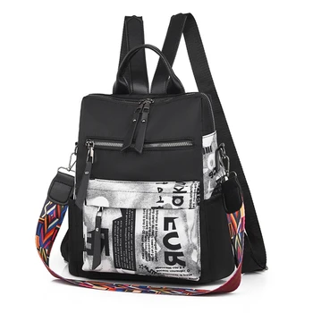 Женский рюкзак-кошелек, Модный рюкзак на плечо, Оксфордский рюкзак для путешествий, портативная противоугонная сумка на плечо для женщин и девочек