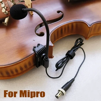 зажим для скрипки с микрофоном TA4F mini xlr для беспроводной микрофонной системы mipro transmitter ACT-52T ACT-32T