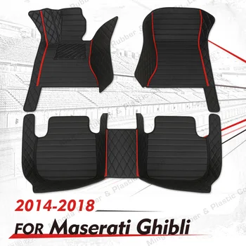 Изготовленные на заказ автомобильные коврики для Maserati Ghibli 2014 2015 2016 2017 2018 авто подушечки для ног автомобильный ковер