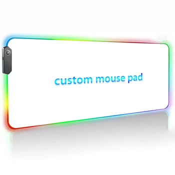 Изготовленный на заказ Коврик для мыши RGB DIY Gamer Cabinet Подсветка клавиатуры ПК Настольный коврик Светящаяся настольная панель Игровые аксессуары светодиодный коврик для мыши с проводом