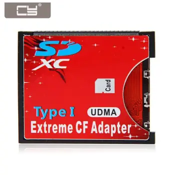 Карта-адаптер CYDZ SD SDHC SDXC до 3,3 мм Высокоскоростной экстремально компактной вспышки CF Type I Height для 16 ГБ 32 ГБ 64 ГБ 128 ГБ