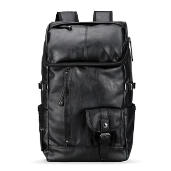 Кожаный рюкзак Weysfor, Мужские повседневные дорожные сумки, рюкзаки Mochila, Водонепроницаемый рюкзак, Модная школьная сумка из искусственной кожи