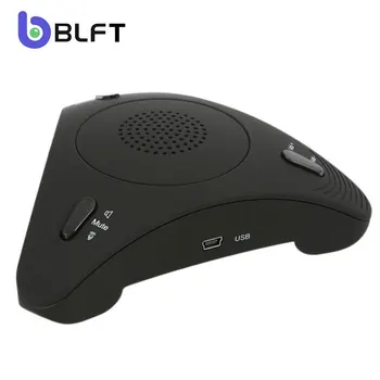 Конференц-зал, USB Всенаправленная громкая связь с микрофоном для домашнего офиса, 360 Микрофонов с шумоподавлением