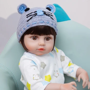 Красивые Полностью Силиконовые Куклы Reborn Baby Boy 48 СМ, Неповторимый Дизайн, Детские Игрушки, Кукла Ручной Работы, подарки 