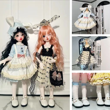 Модный костюм принцессы 1/6 Bjd Кукольная одежда 30 см Кукольная одежда со сменной обувью Юбка Аксессуары