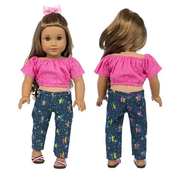 Новинка 2021 года, подходит для одежды American Girl Doll, 18-дюймовая кукла, рождественский подарок для девочки (продается только одежда)