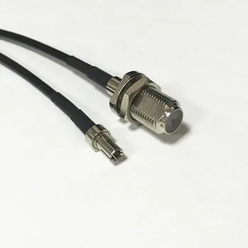 Новый F-разъем TS9, штекер, прямой кабель с косичкой, RG174, Оптовая продажа, 20 см, 8 