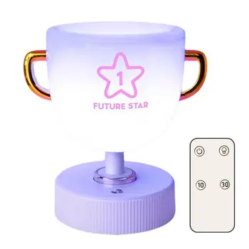 Ночник Лампа USB Перезаряжаемая Настольная Лампа 7 Цветов Меняющая Лампу Портативные Маленькие Ночники С USB-Портом Для Зарядки Для Детей