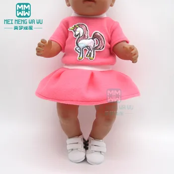 Одежда для куклы подходит для детской игрушки 43 см, куклы для новорожденных и американской куклы 45 см, спортивный костюм, ветровка