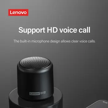 Оригинальный динамик Lenovo L01 Bluetooth Портативный Громкоговоритель для улицы Беспроводная мини-Колонка 3D Стерео Музыка Объемный басовый микрофон
