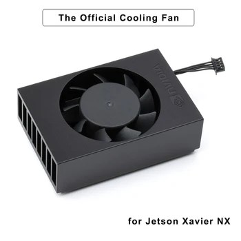Официальный охлаждающий вентилятор для модуля Jetson Xavier NX С регулируемой скоростью вращения вентилятора Эластичный кронштейн с ограничением высоты винтов Корпус из алюминиевого сплава