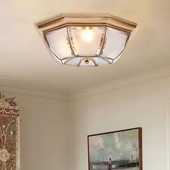 Потолочный светильник в стиле Тиффани, светодиодный стеклянный светильник с напольным креплением 20 