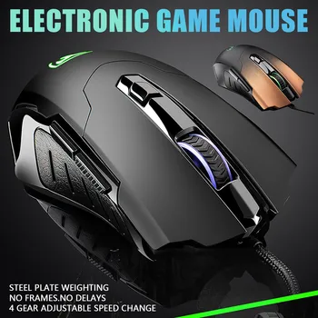 Проводная мышь Вспомогательная игровая Кнопка Защиты от пота Игровая мышь для Геймера ПК Аксессуары для Ноутбуков