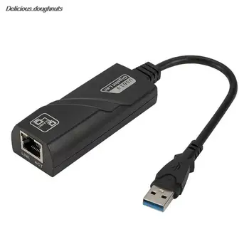 Проводной сетевой адаптер USB 3.0 для Gigabit Ethernet RJ45 LAN 1000 Мбит/с Сетевая карта Ethernet для ПК