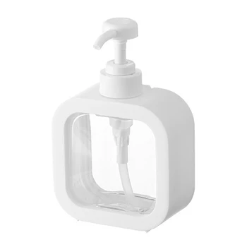 Прозрачные Пластиковые Насосы-Дозаторы для жидкости для стирки Многоразового использования в бутылках для Шампуня, Лосьона, масла, Мыла для душа