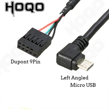 Разъем Micro USB от штекера до 2,54 мм Dupont 5 Pin 9pin Разъем для штекерного разъема материнской платы компьютера DuPont 9 Pin к шнуру micro usb