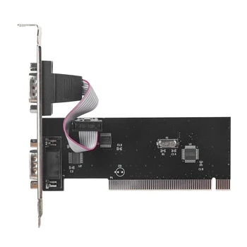 Разъемы последовательного порта PCI Карта PCI-COM 9-контактный интерфейс RS232 DB9 Компьютерный адаптер Карты расширения для Windows Linux