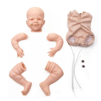 Реалистичные подарки для девочек, Детская Кроватка, Возрожденная игрушка для новорожденных из тонкого Материала, детские куклы с улыбающимся лицом