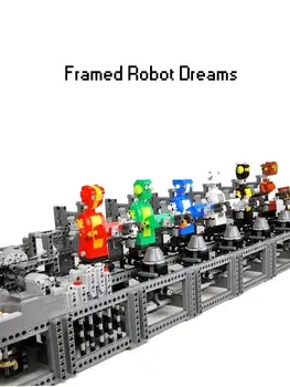 Робот мечты Креативная высокотехнологичная модель строительного блока электрическая модель MOC строительный блок детская игрушка в подарок в рамке