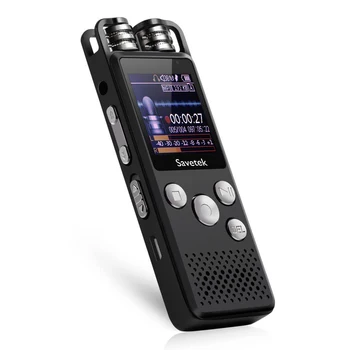 Цифровой аудиомагнитофон премиум-класса с голосовой активацией: 8 ГБ / 16 ГБ / 32 ГБ, диктофон с USB-ручкой, PCM-запись. Hi-Fi MP3-плеер для лекций.